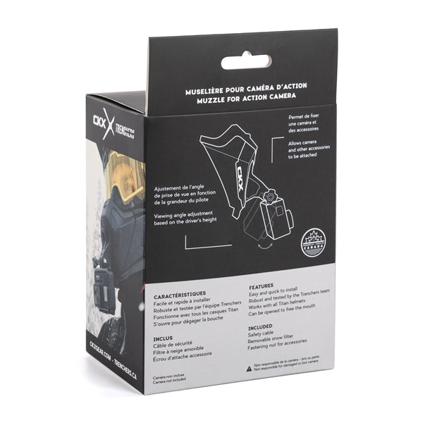 CKX - Trenchers Muzzl– Muzzle with camera bracket for Titan helmet