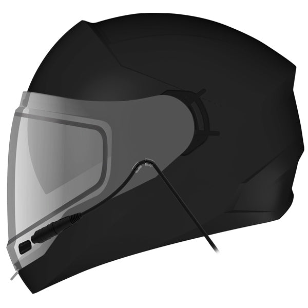 CKX-HELM CONTACT EDL SOLID BK MAT 3XL CKX 515357# 