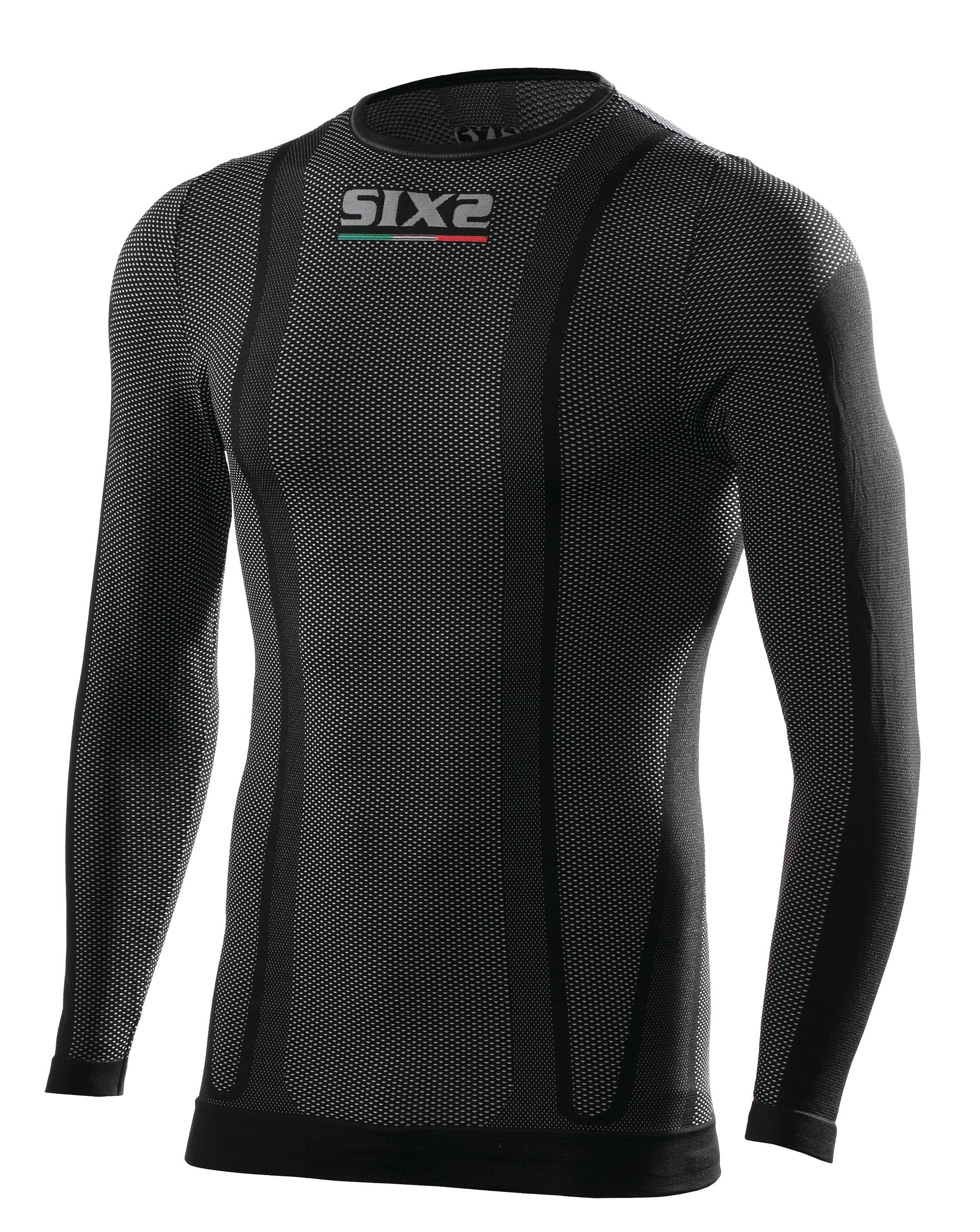 Sixs - TS2L Long-Sleeve Round Neck Jersey Carbon Underwear