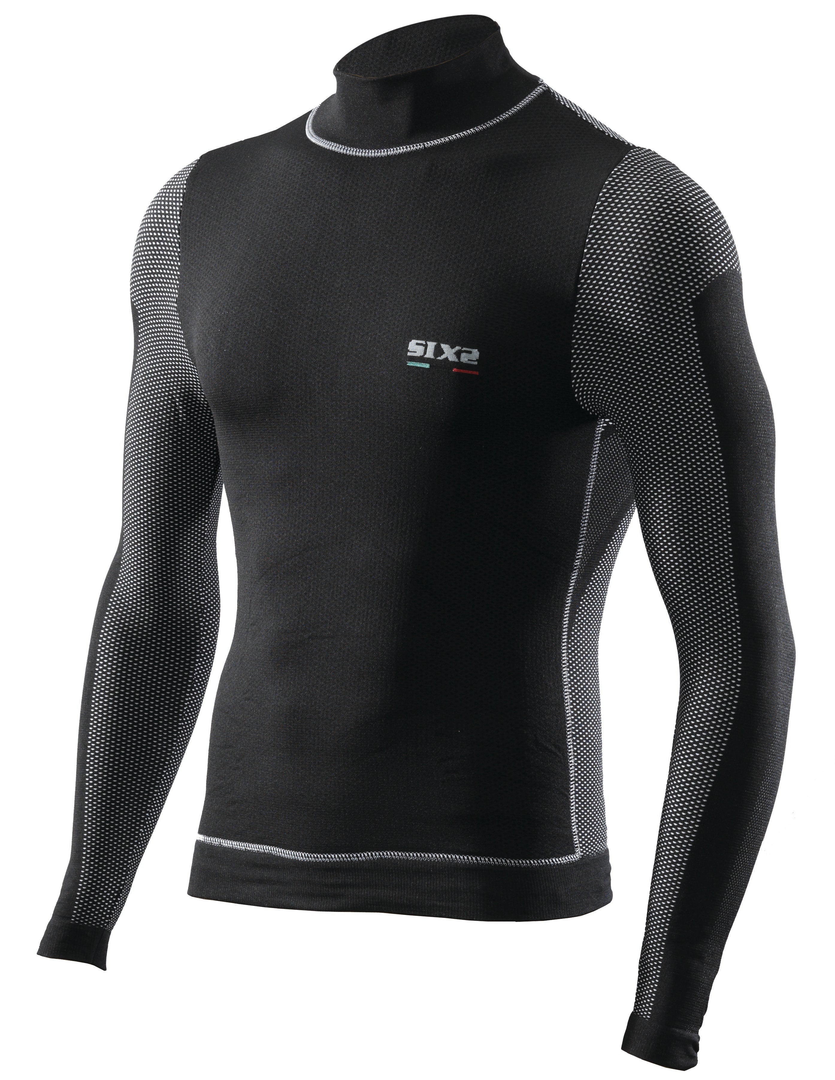 Sixs - Long Sleeve TurtleNeck Jersey Windshell Carbon Underwear