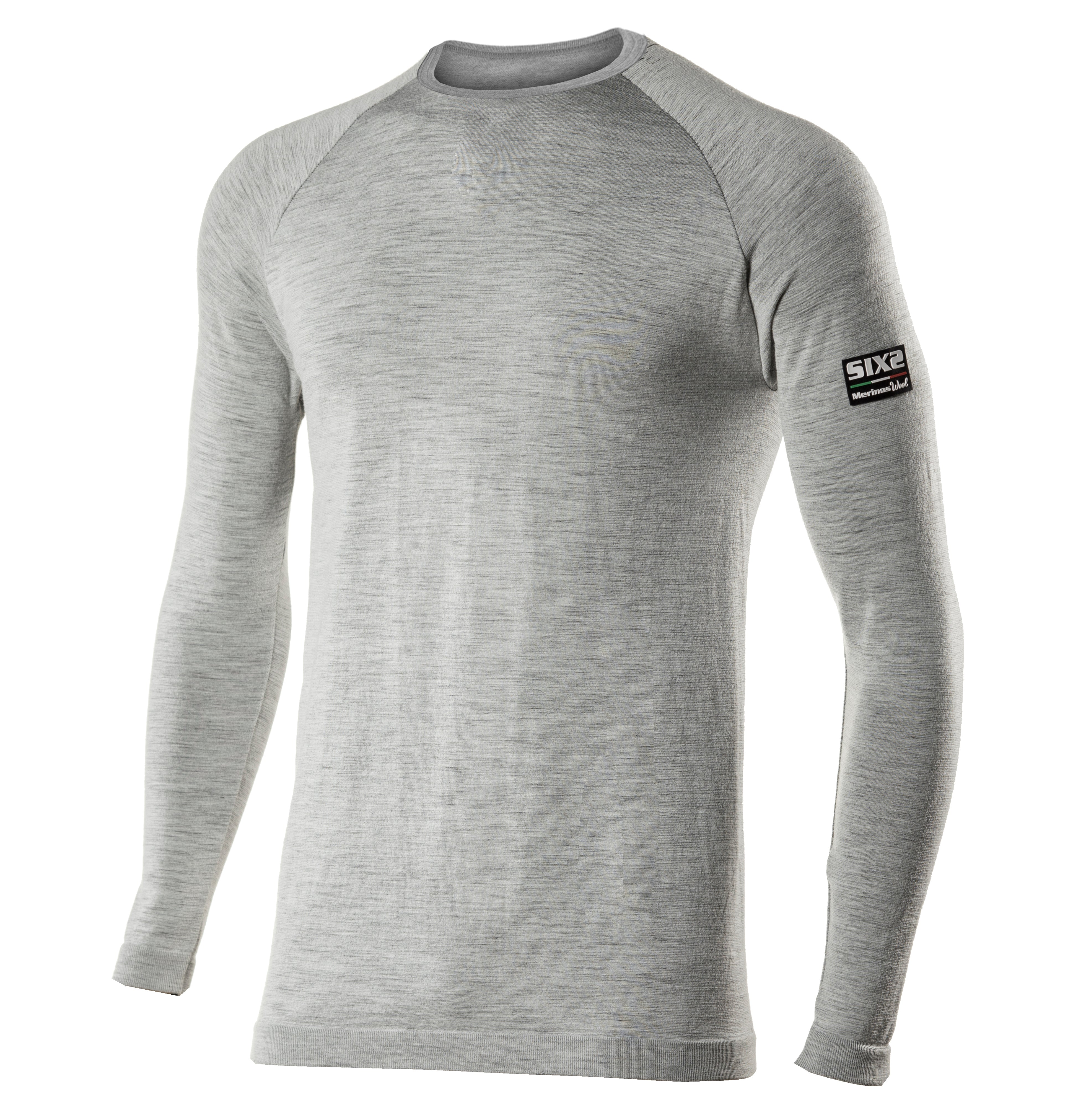 Sixs - TS2 Long Sleeve Round Neck Jersey Carbon Merinos Wool