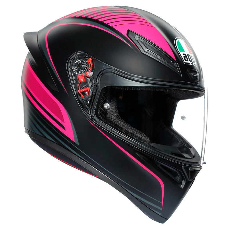 Casco integrale Agv K3 Sv Angry black helmet moto