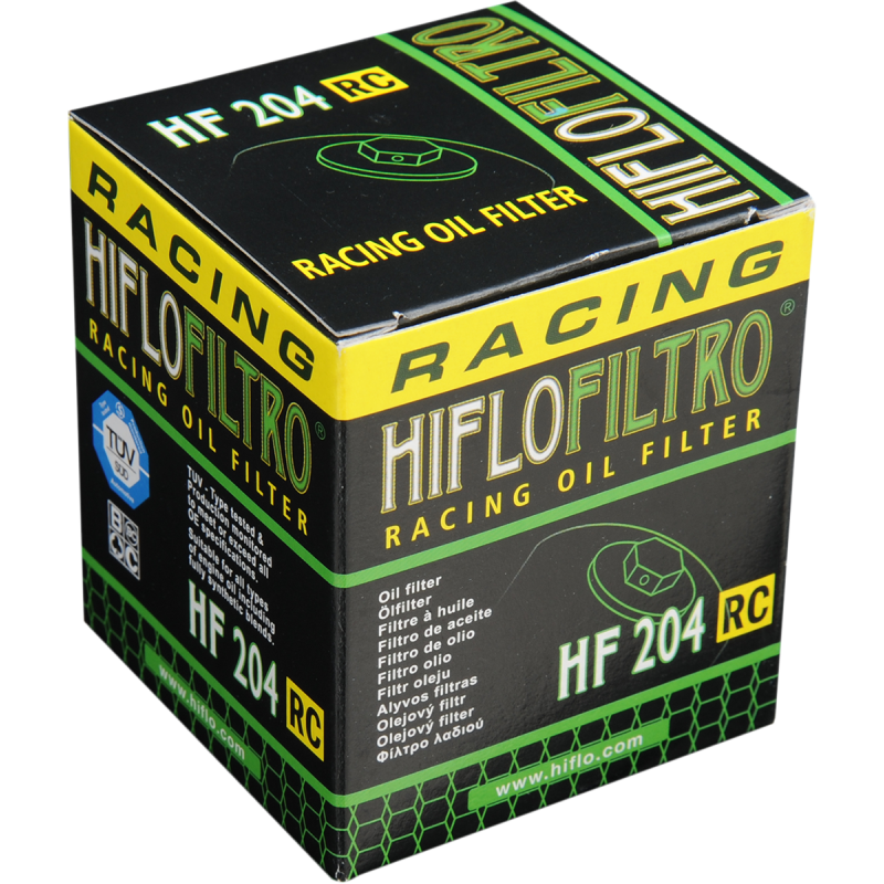 HiFlo - HF204RC Racing Oil Filter for Honda, Kawasaki, Triumph, Yamaha & Arctic Cat
