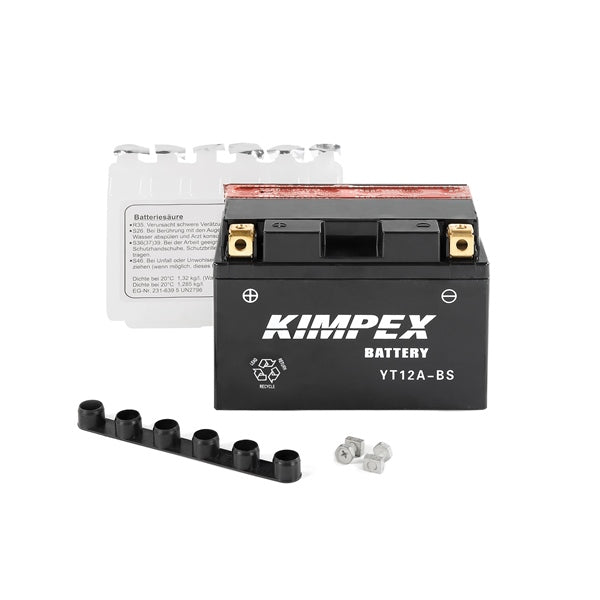 Kimpex - AGM Battery Maintenance Free (YT12A-BS/HT12A-BS)