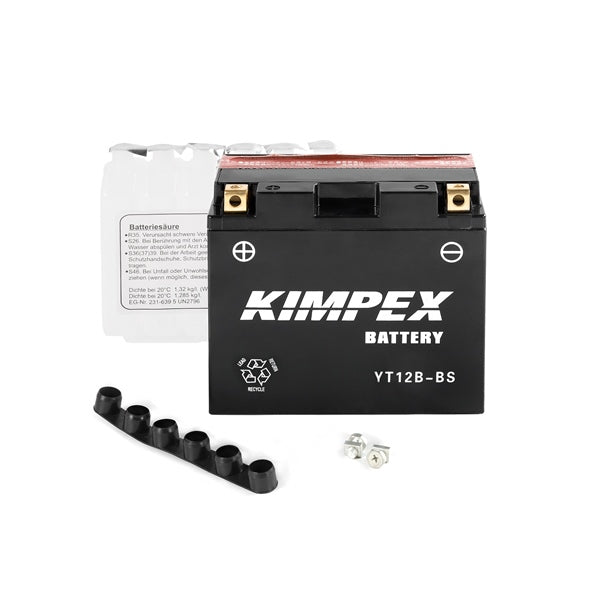 Kimpex - AGM Battery Maintenance Free (YT12B-BS/HT12B-BS)