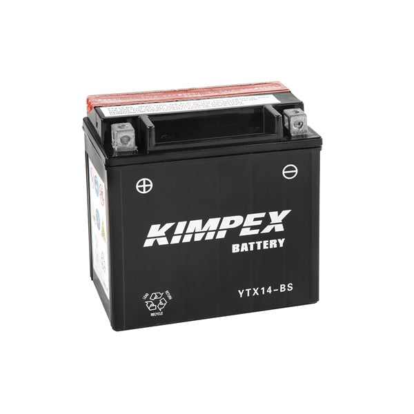 Kimpex - AGM Battery Maintenance Free (YTX14-BS/HTX14-BS/FTX-14-BS)