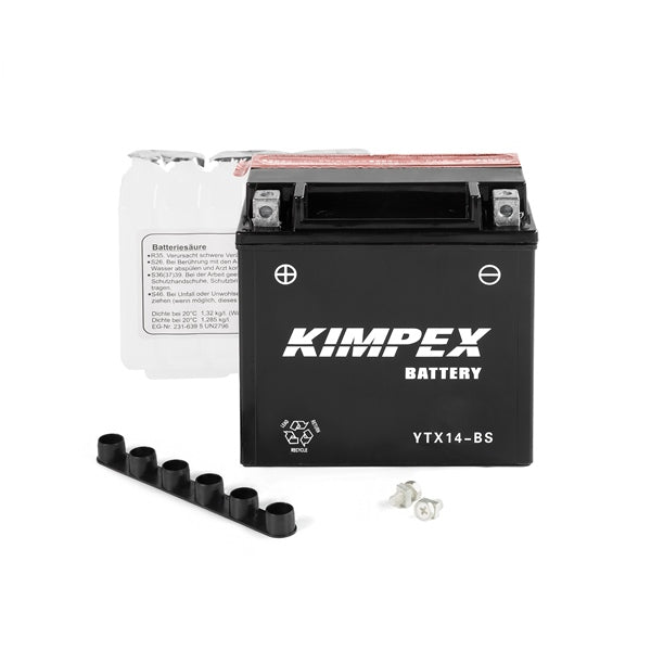 Kimpex - AGM Battery Maintenance Free (YTX14-BS/HTX14-BS/FTX-14-BS)