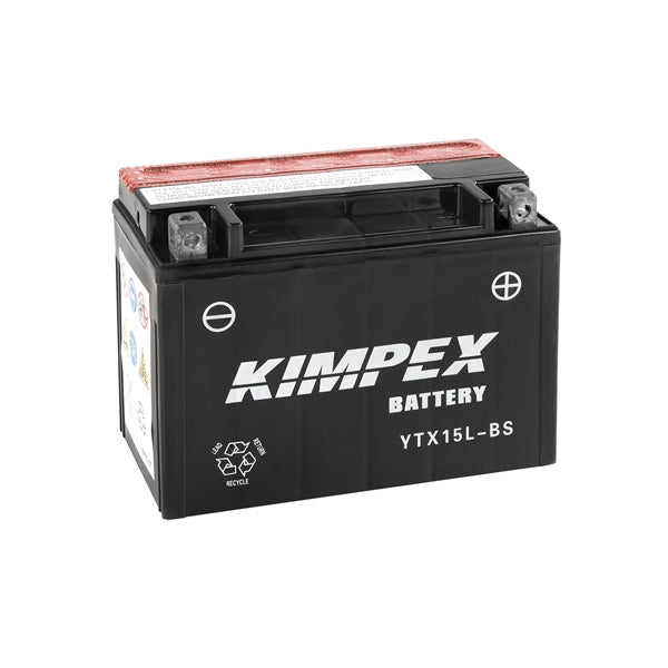 Kimpex - AGM Battery Maintenance Free (YTX15L-BS/HTX15L-BS)