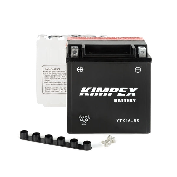 Kimpex - AGM Battery Maintenance Free (YTX16-BS/HTX16-BS)