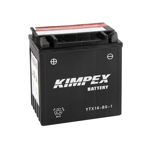 Kimpex - AGM Battery Maintenance Free (YTX16-BS-1/HTX16-BS-1)