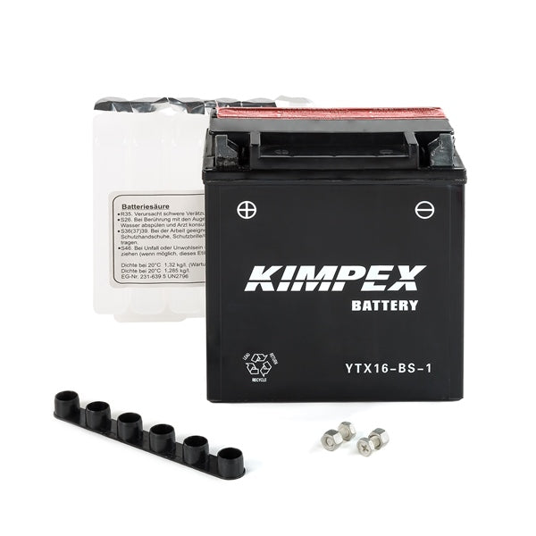 Kimpex - AGM Battery Maintenance Free (YTX16-BS-1/HTX16-BS-1)