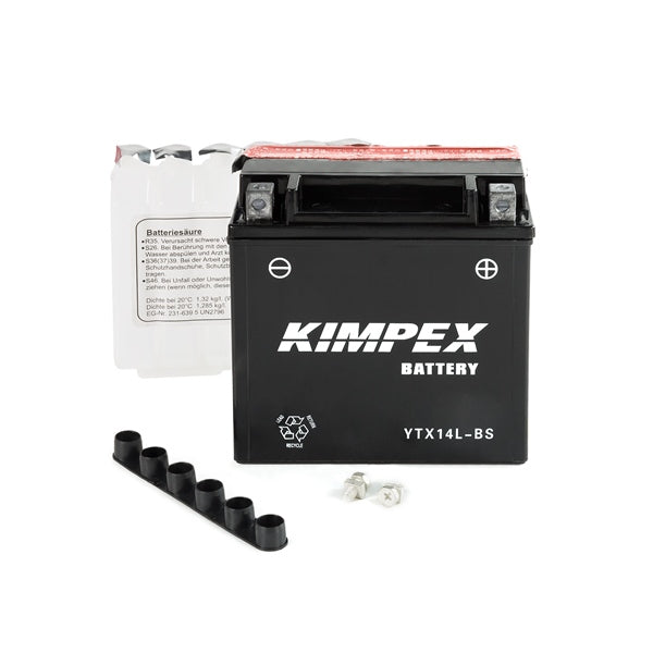 Kimpex - AGM Battery Maintenance Free (YTX14L-BS/HTX14L-BS)