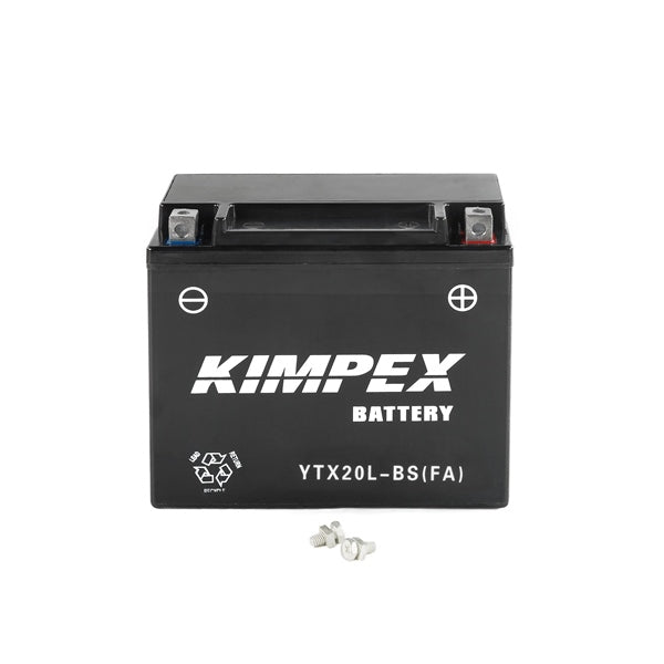 Kimpex - AGM Battery Maintenance Free Factory Activated (YTX20L(FA)/HTX20(L)-BS(FA))