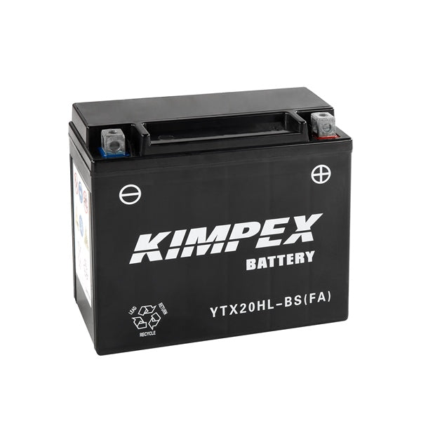 Kimpex - AGM Battery Maintenance Free Factory Activated (YTX20HL (FA))