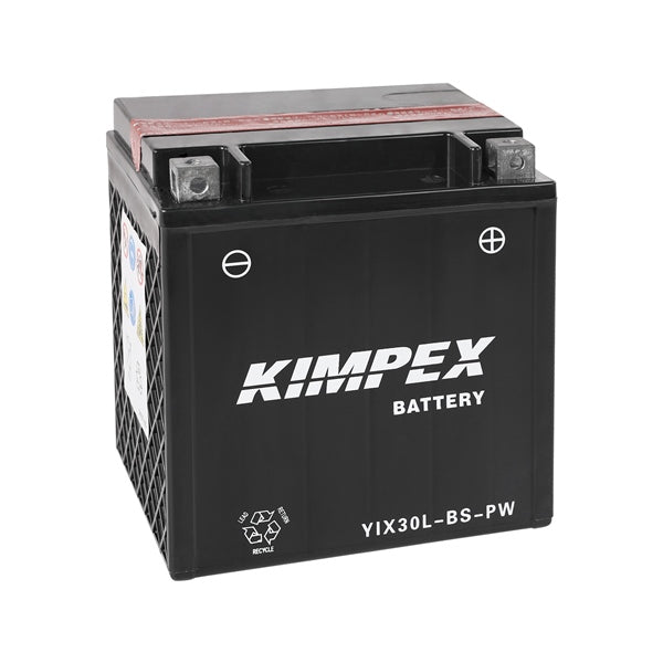 Kimpex - AGM Battery Maintenance Free (YIX30L-BS-PW/HIX30L-BS-PW)