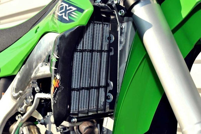 AXP Racing - Radiator Braces - Fits Kawasaki KX450F 2016 - 2018 - Black Spacers