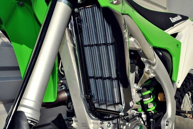 AXP - Radiator Braces - Fits Kawasaki KX450F 2016 - 2018 - Black Spacers