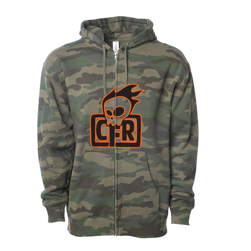 CFR - Skull Logo Zip Up Hoodie