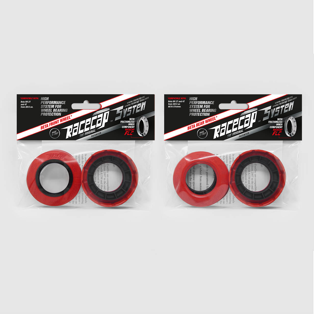 RaceCap - Wheel Bearings Protection Caps Front and Rear for Husqvarna /Husaberg/ GasGas EC /KTM EXC and SX