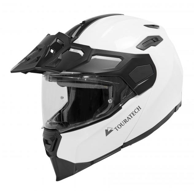 Touratech - Touratech Aventuro Traveller Multi-Fiber White Modular Helmet