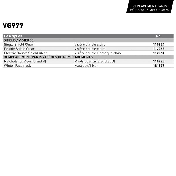 CKX - VG977 Open-Face Helmet, Winter