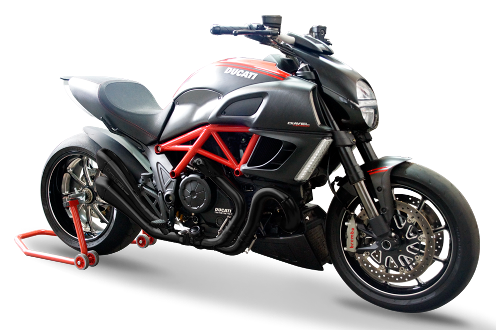HPCorse - Hydroform Muffler for Ducati Diavel, 2011-2016