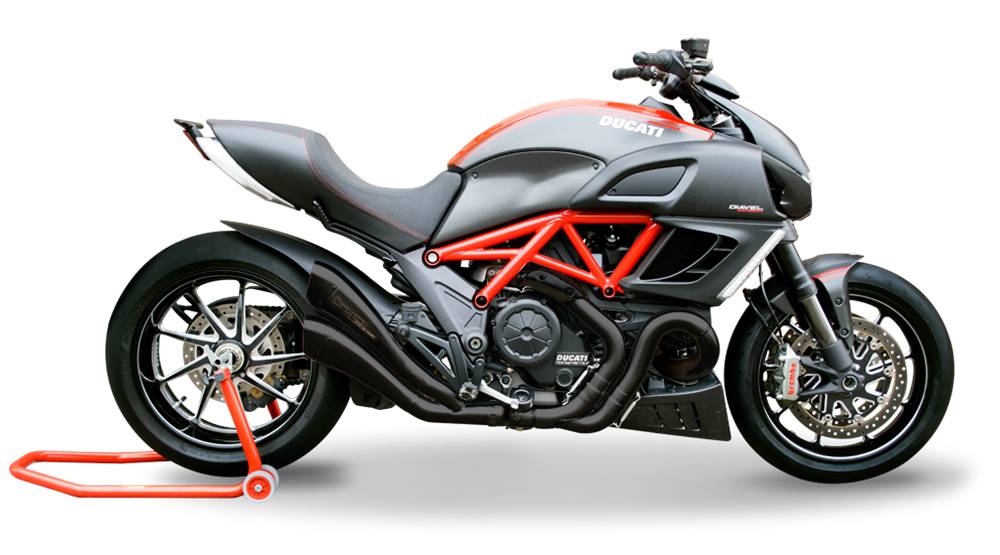 HPCorse - Hydroform Muffler for Ducati Diavel, 2011-2016