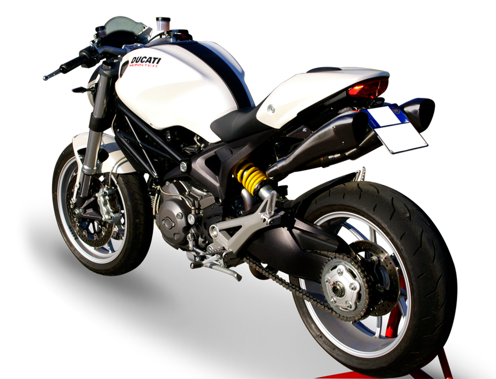 HPCorse Hydroform muffler for Ducati Monster 1100 2010 2014 769 2010 2014 696 2008 2014