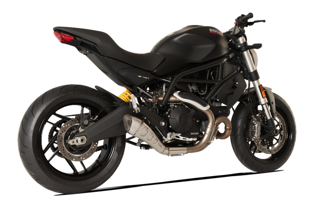 HPCorse -  HYDROFORM Classic Satin Muffler for Ducati Monster 797