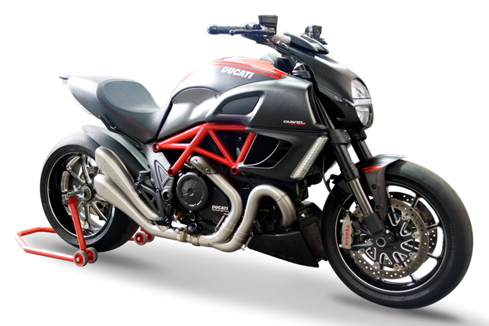 HPCorse - Hydroform Muffler for Ducati Diavel, 2011-2016