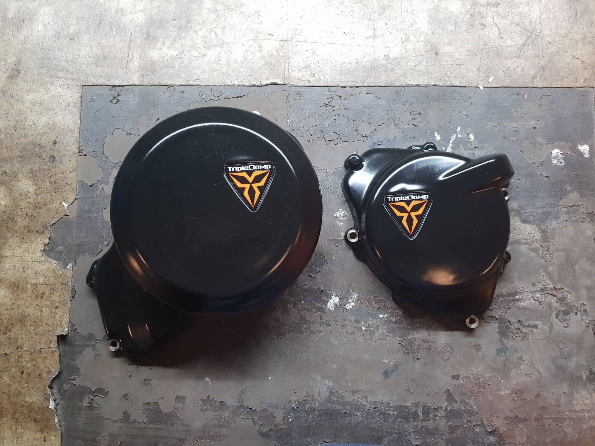 HDPE engine protection covers for KTM 690 and Husqvarna 701