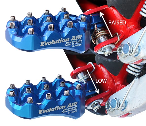 Fastway - Evolution EXT Stainless Steel Footpegs